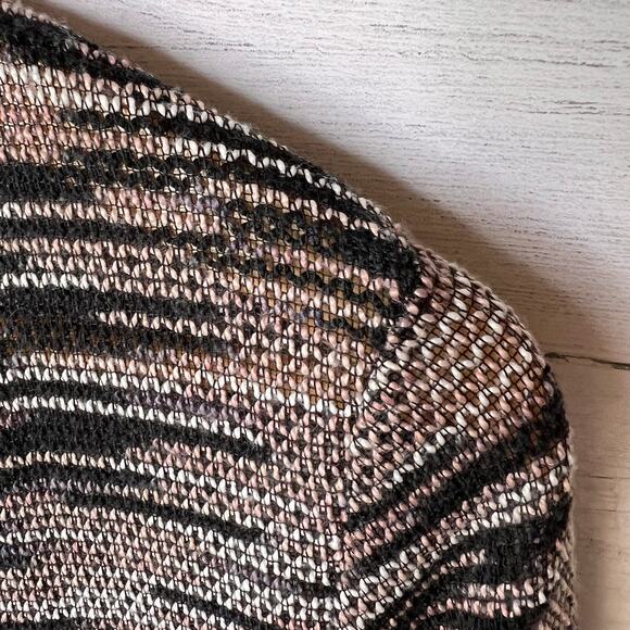 Knox Rose Cardigan Womens Size Medium Earth Tones Zipper on Sleeves Detail - Picture 9 of 16